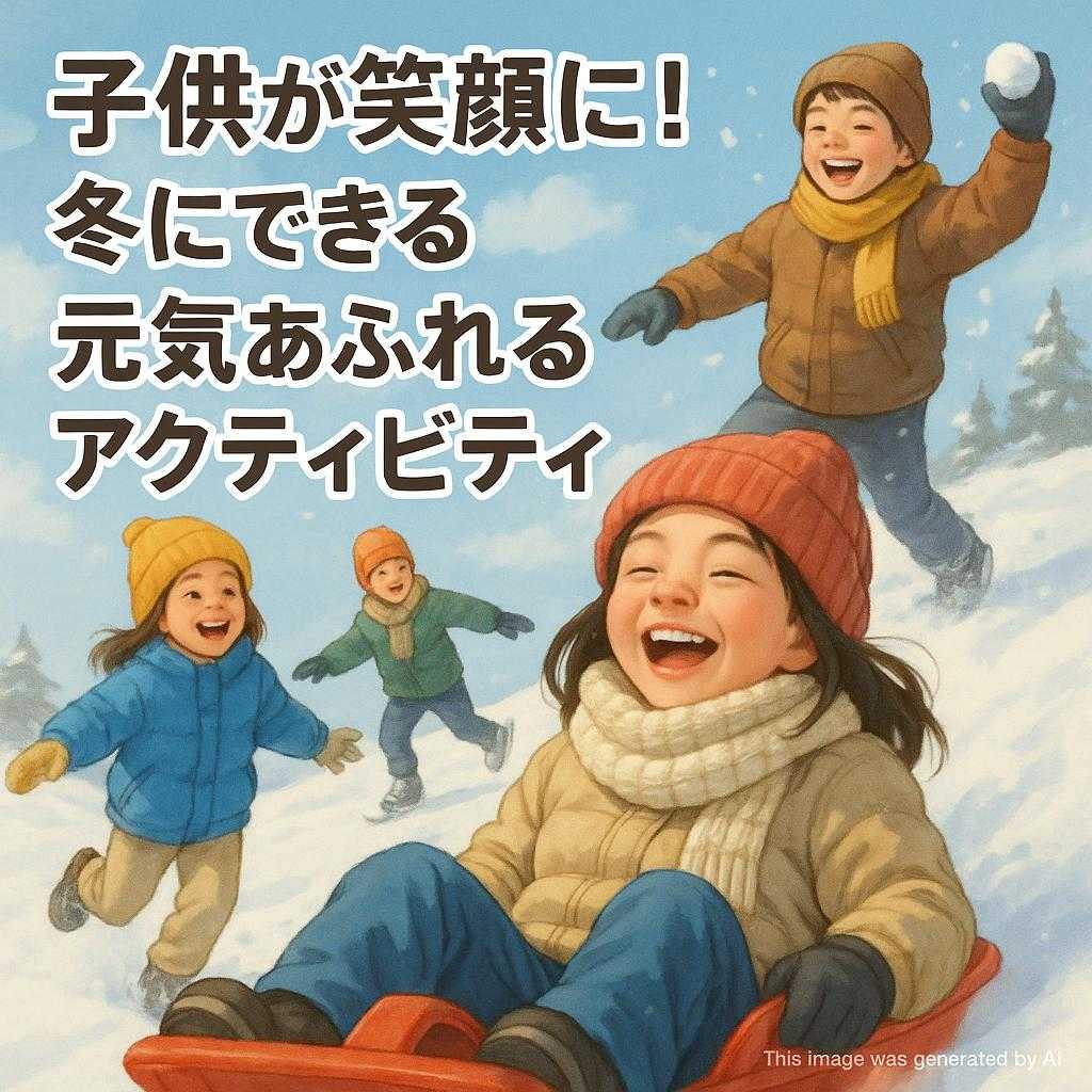 子供が笑顔に!冬にできる元気あふれるアクティビティ