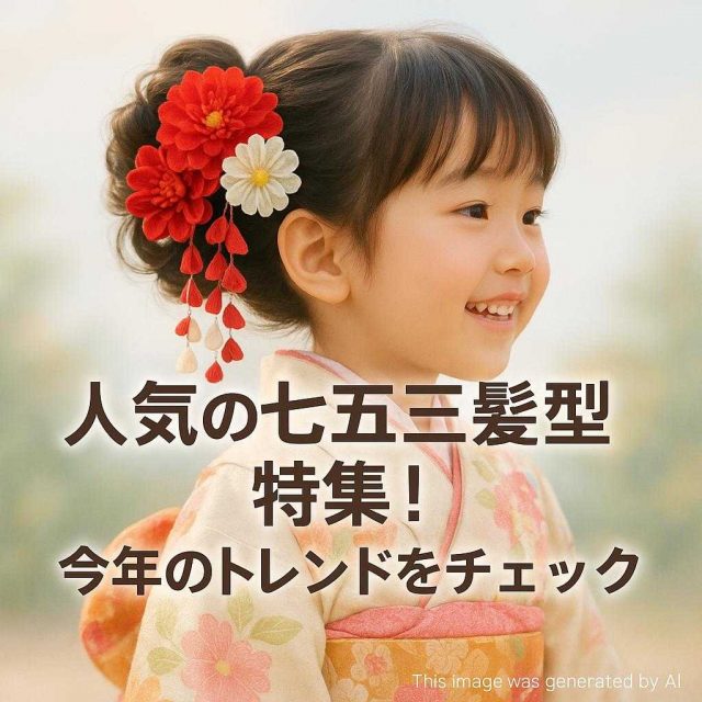 人気の七五三髪型特集！今年のトレンドをチェック