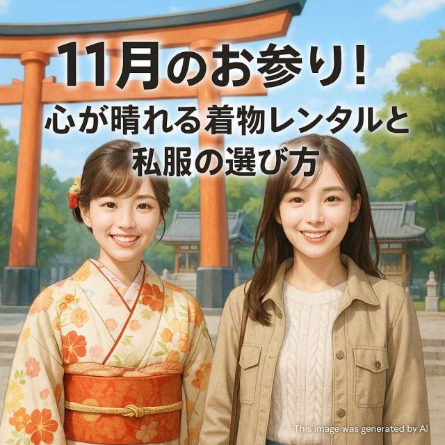 11月のお参り！心が晴れる着物レンタルと私服の選び方