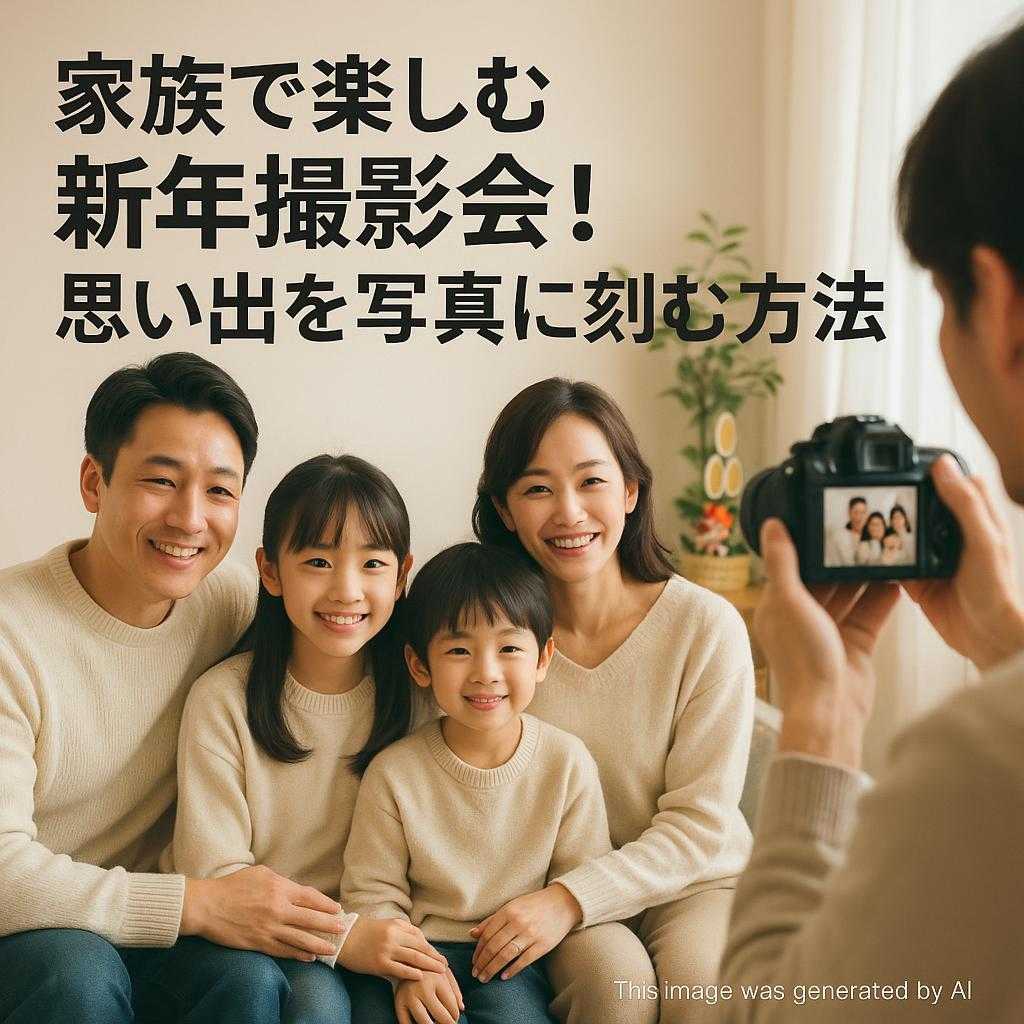家族で楽しむ新年撮影会!思い出を写真に刻む方法
