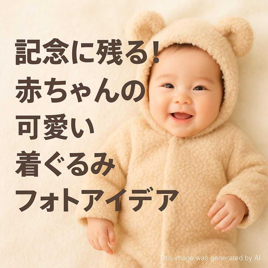 記念に残る！赤ちゃんの可愛い着ぐるみフォトアイデア