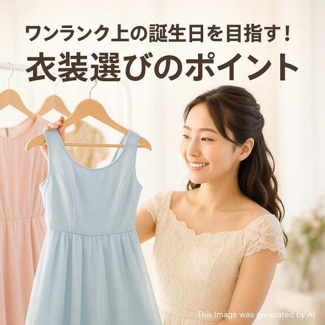 ワンランク上の誕生日を目指す！衣装選びのポイント