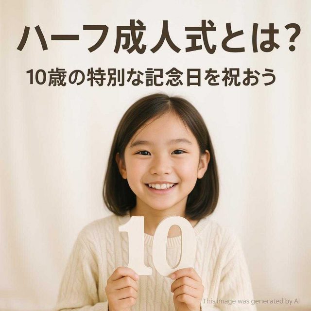 ハーフ成人式とは？10歳の特別な記念日を祝おう
