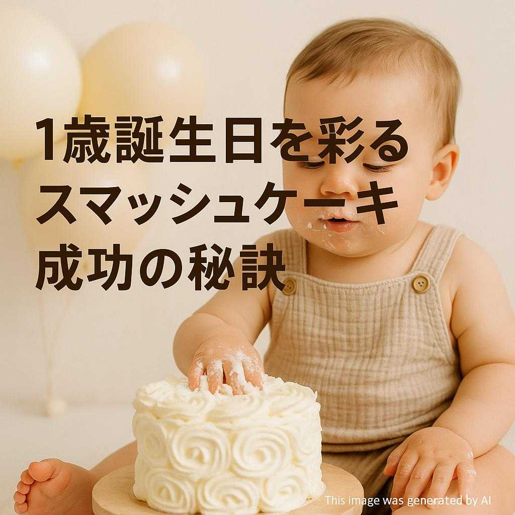 1歳誕生日を彩るスマッシュケーキ成功の秘訣