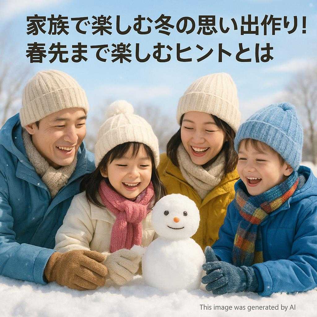 家族で楽しむ冬の思い出作り!春先までの楽しむヒントとは