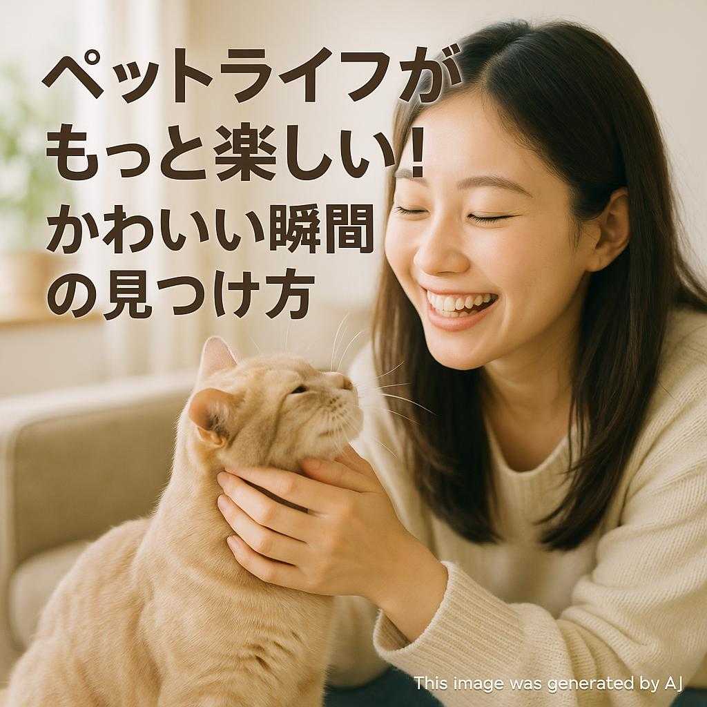 ペットライフがもっと楽しい！かわいい瞬間の見つけ方
