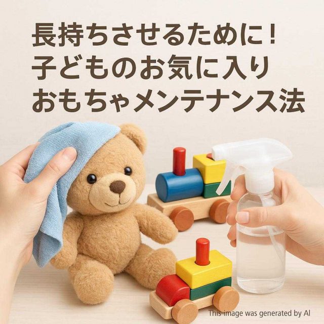 長持ちさせるために！子どものお気に入りおもちゃメンテナンス法