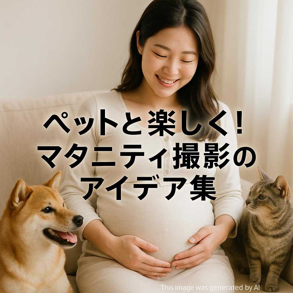 ペットと楽しく!マタニティ撮影のアイデア集