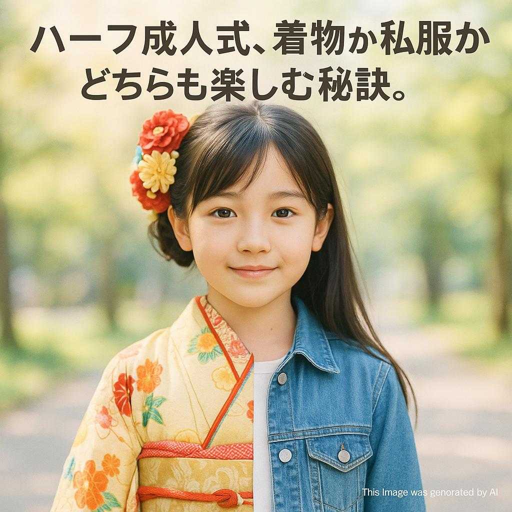 ハーフ成人式、着物か私服か?どちらも楽しむ秘訣。