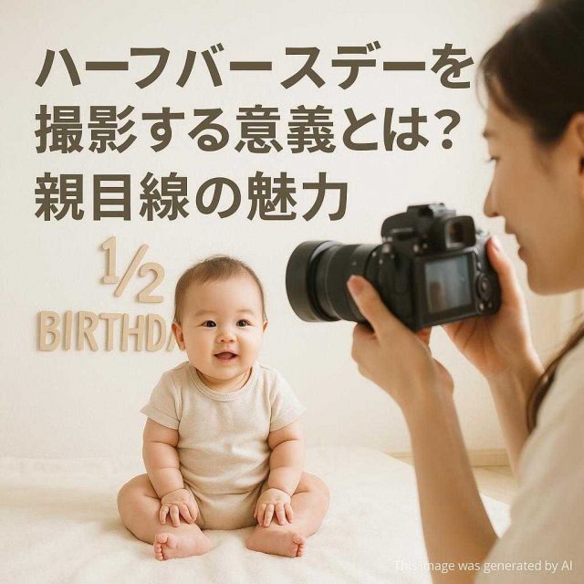 ハーフバースデーを撮影する意義とは？親目線の魅力
