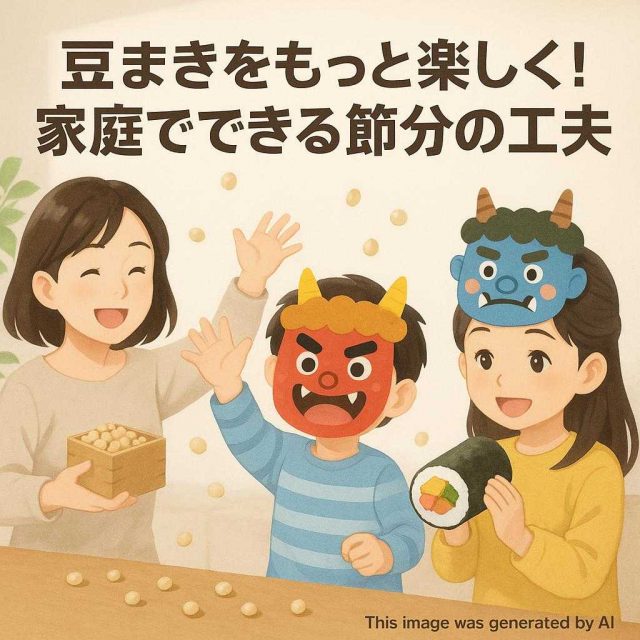 豆まきをもっと楽しく！家庭でできる節分の工夫