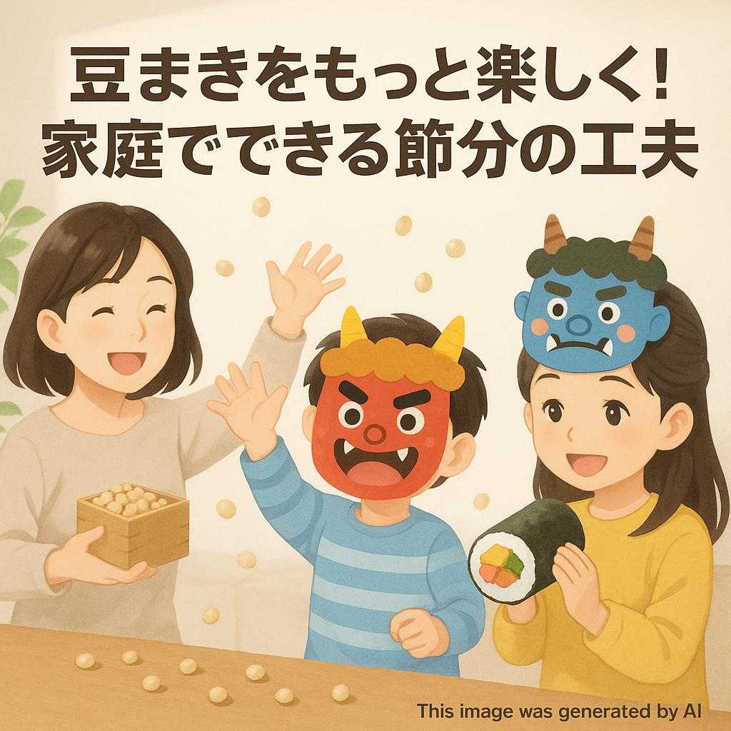 豆まきをもっと楽しく！家庭でできる節分の工夫
