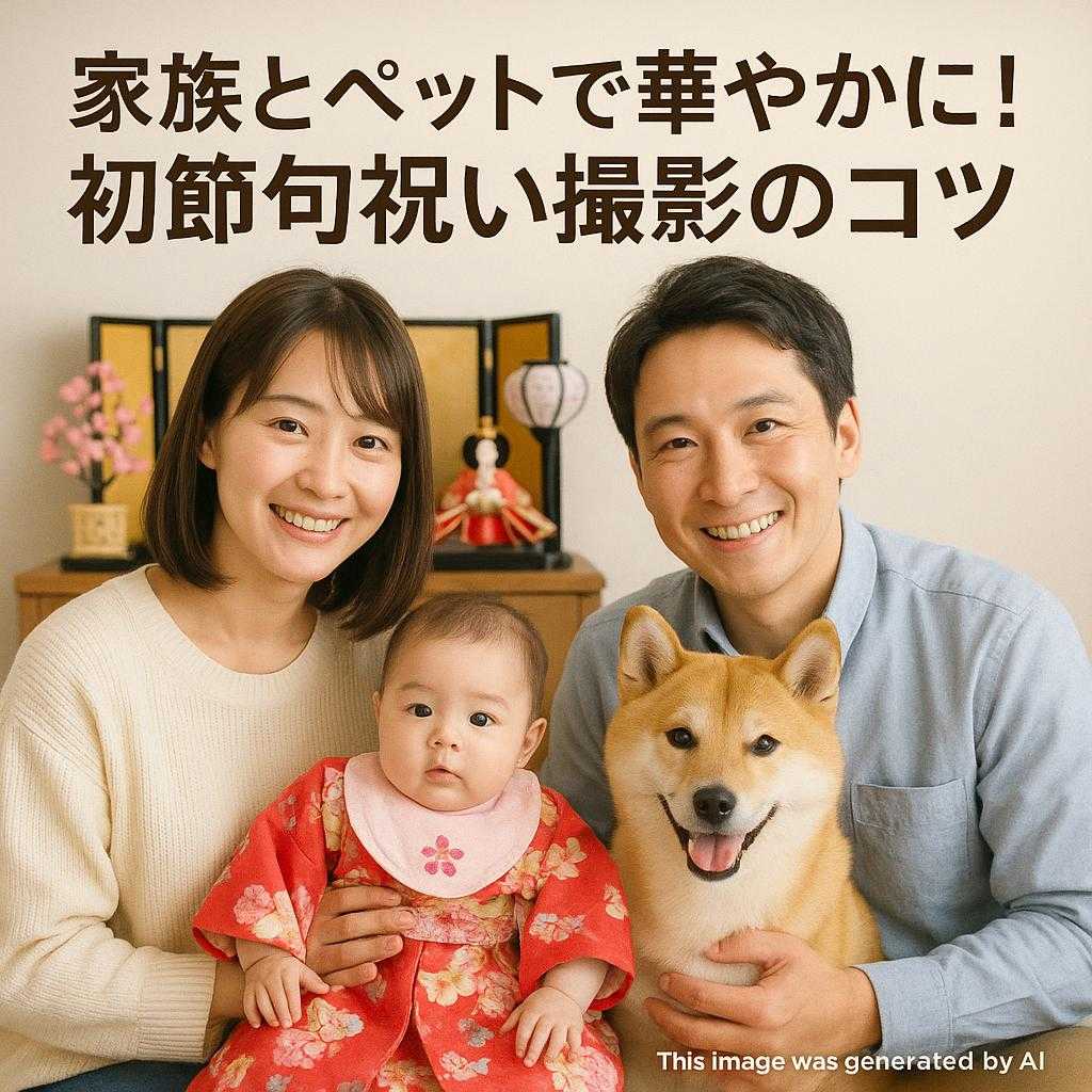 家族とペットで華やかに！初節句祝い撮影のコツ