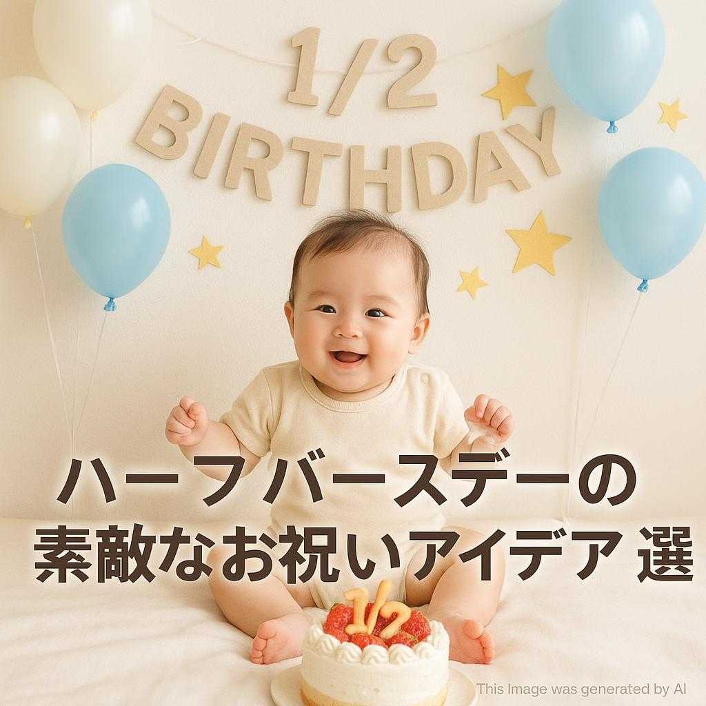 ハーフバースデーの素敵なお祝いアイデア5選