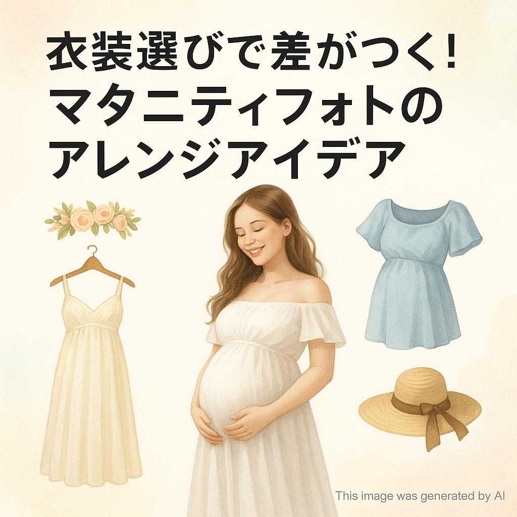 衣装選びで差がつく!マタニティフォトのアレンジアイデア