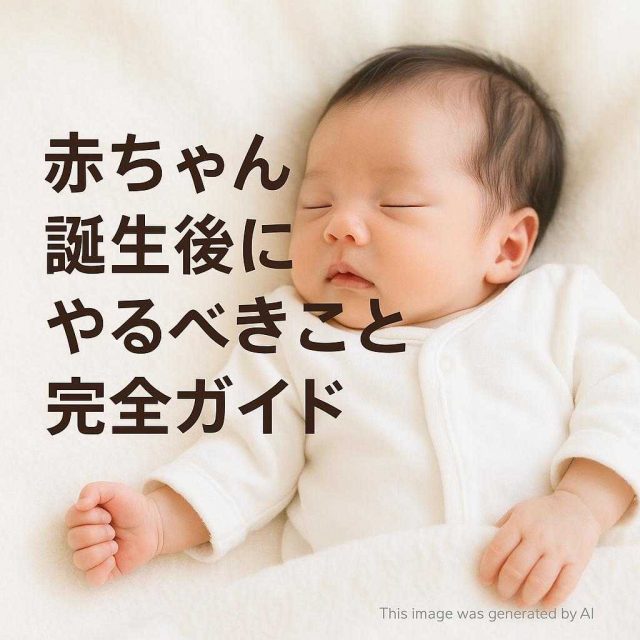 赤ちゃん誕生後にやるべきこと完全ガイド