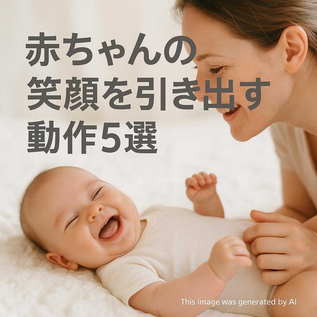 赤ちゃんの笑顔を引き出す動作5選