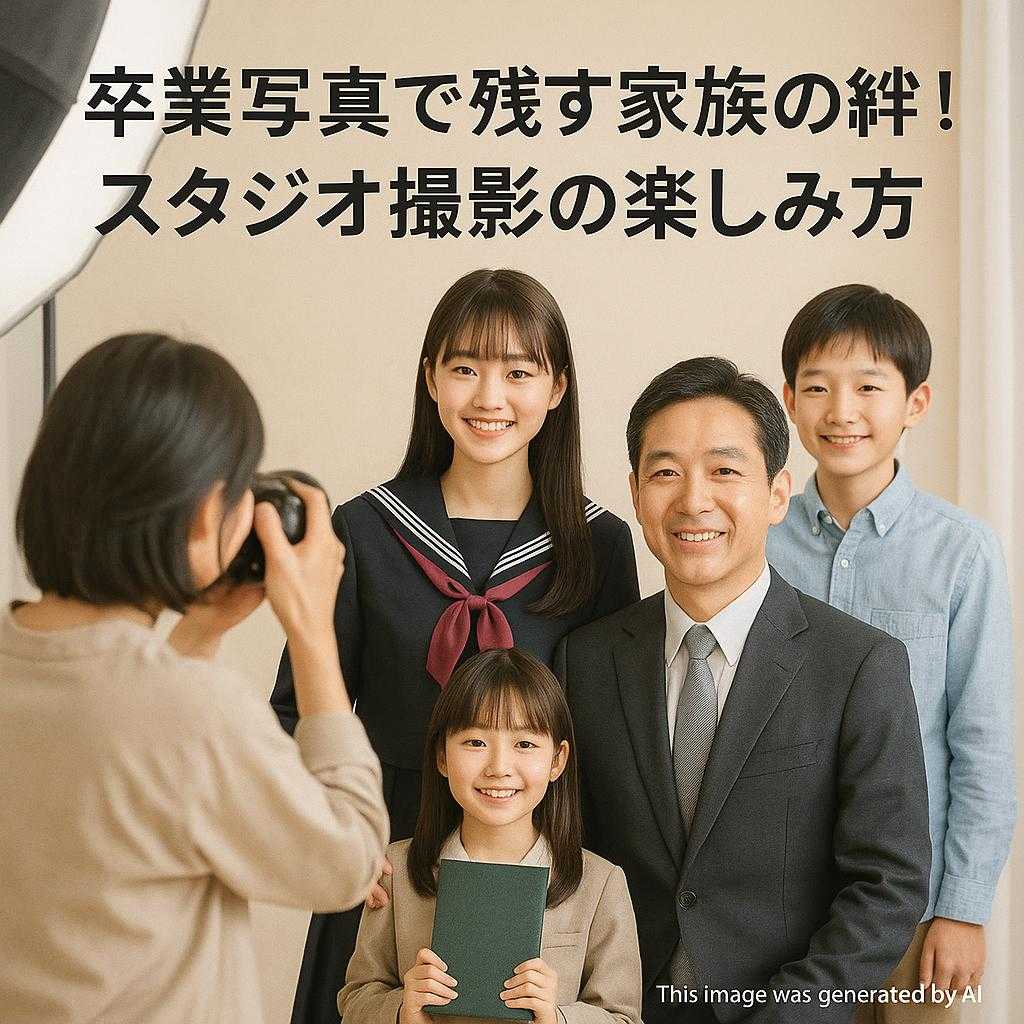 卒業写真で残す家族の絆！スタジオ撮影の楽しみ方