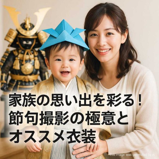 家族の思い出を彩る！ 節句撮影の極意とオススメ衣装