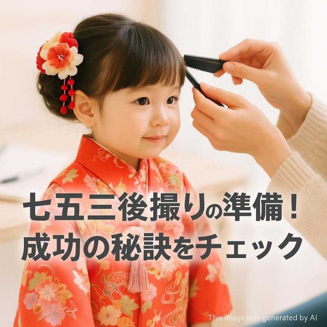 七五三後撮りの準備！成功の秘訣をチェック