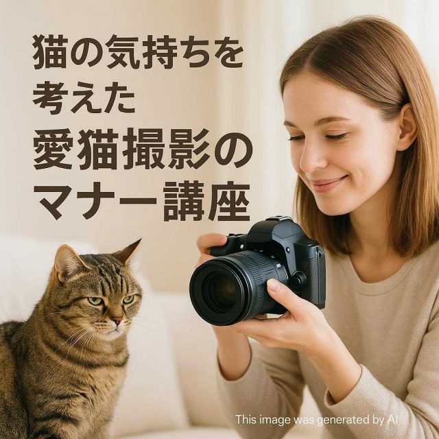 猫の気持ちを考えた愛猫撮影のマナー講座