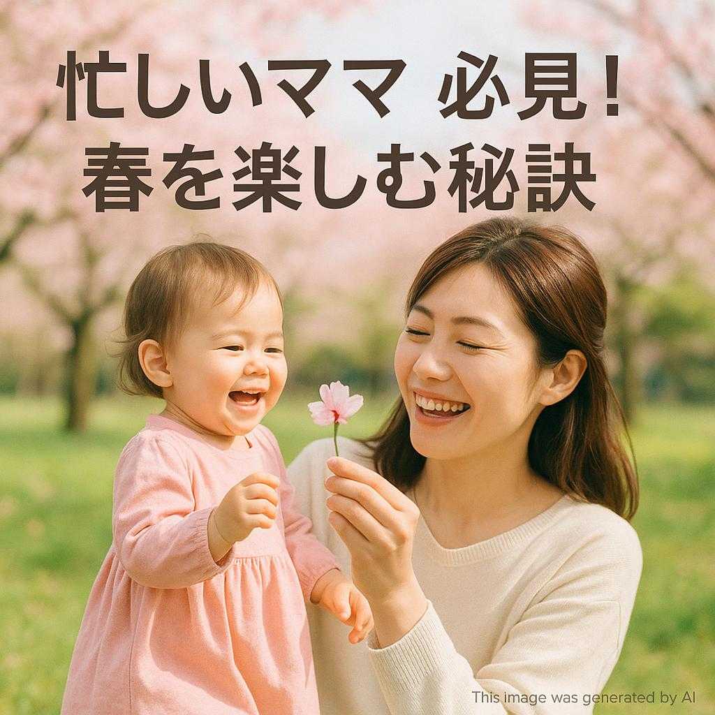 忙しいママ必見!春を楽しむ秘訣