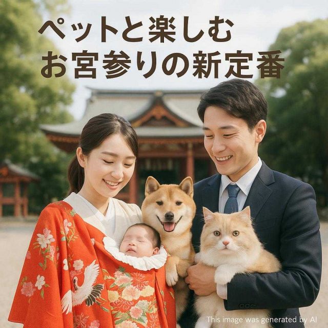 ペットと楽しむお宮参りの新定番