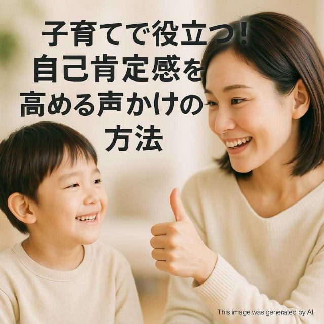 子育てで役立つ！自己肯定感を高める声かけの方法