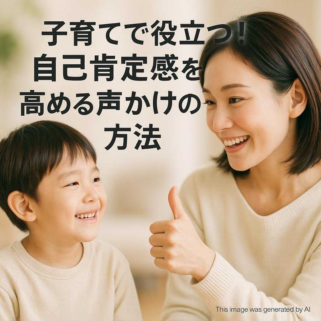 子育てで役立つ！自己肯定感を高める声かけの方法