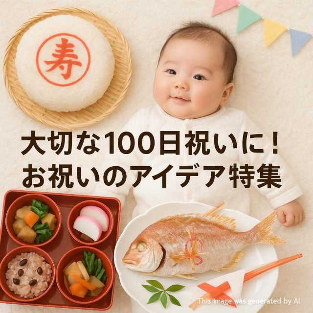 大切な100日祝いに！お祝いのアイデア特集