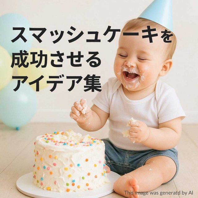 スマッシュケーキを成功させるアイデア集