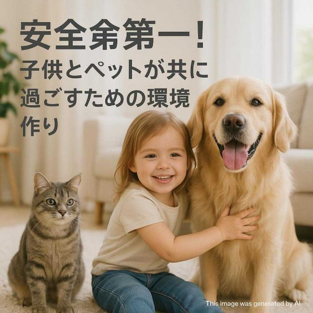 安全第一！子供とペットが共に過ごすための環境作り