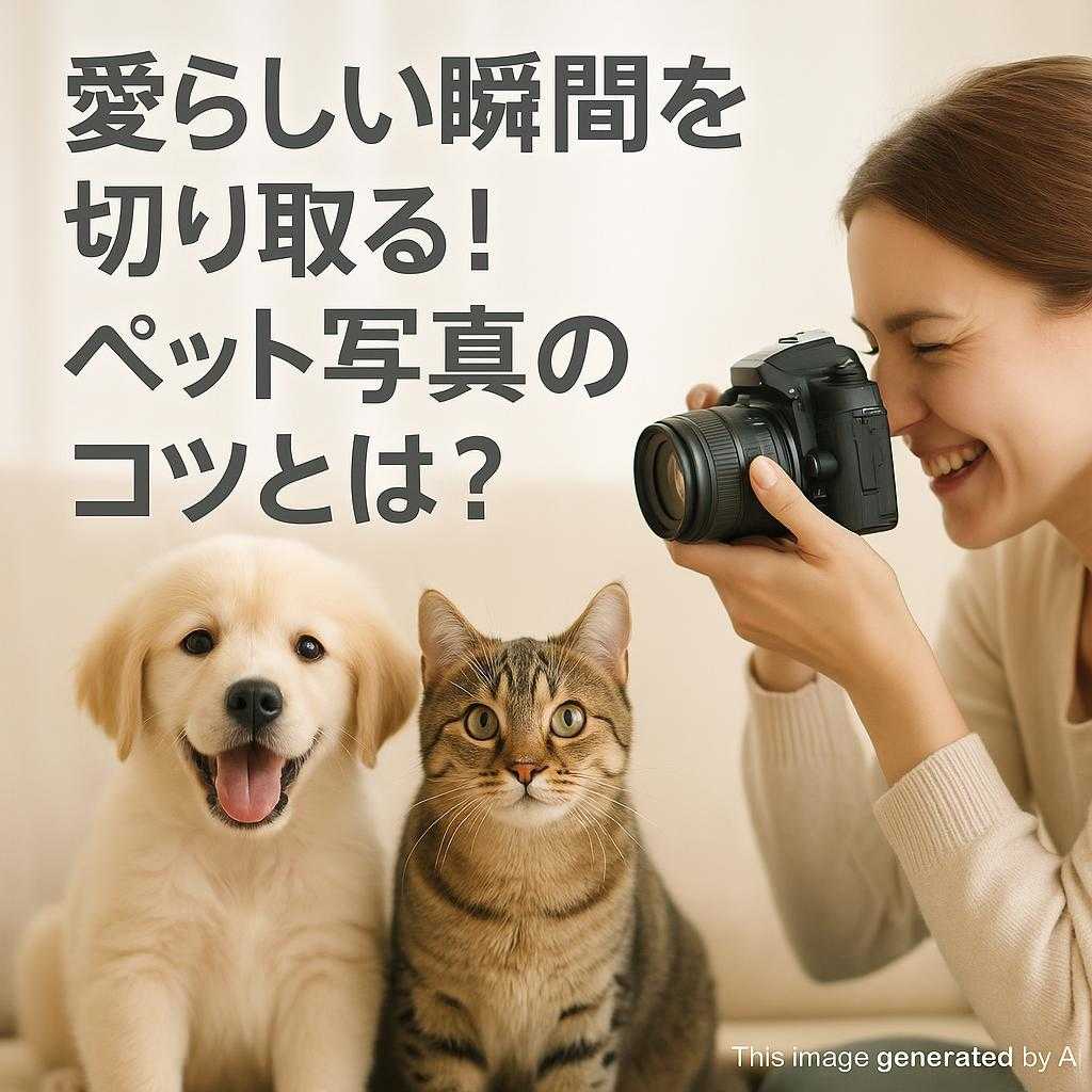 愛らしい瞬間を切り取る！ペット写真のコツとは？