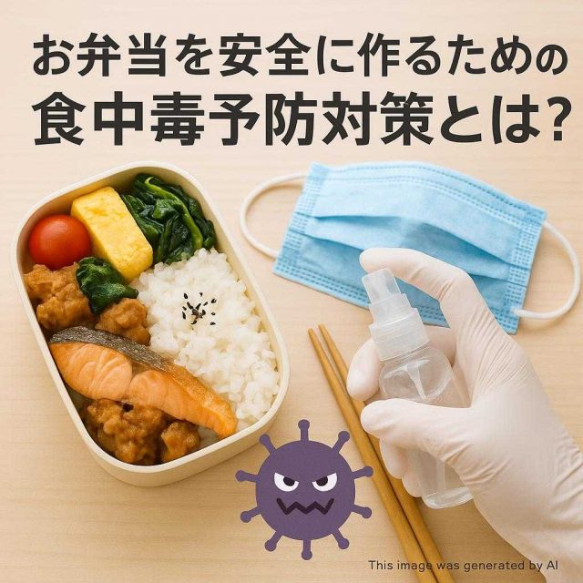 お弁当を安全に作るための食中毒予防対策とは？