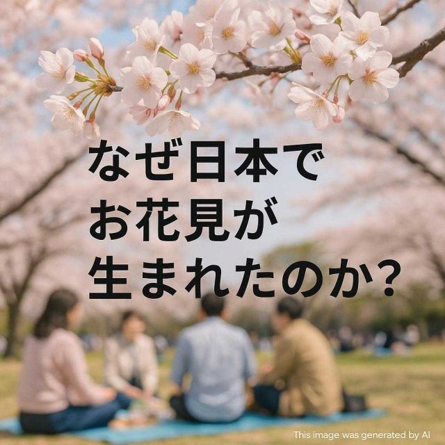なぜ日本でお花見が生まれたのか？
