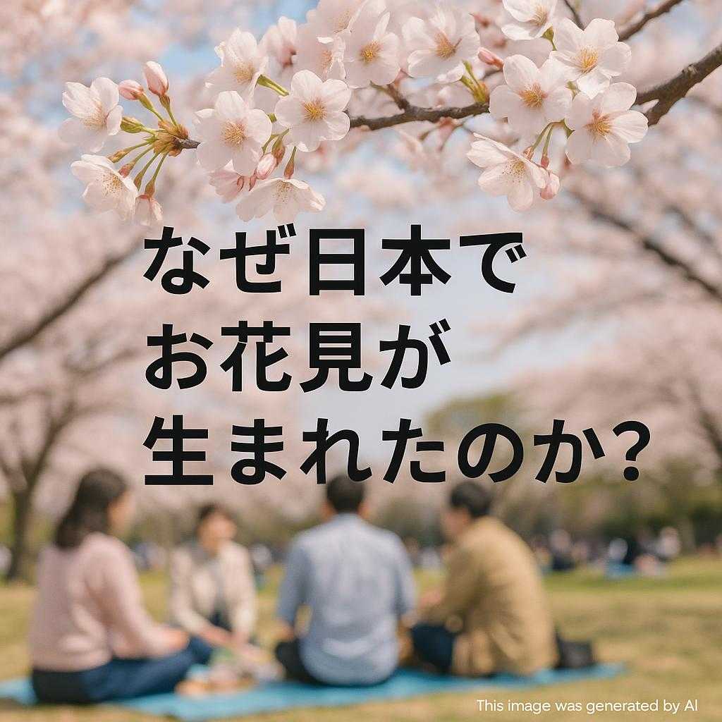 なぜ日本でお花見が生まれたのか?