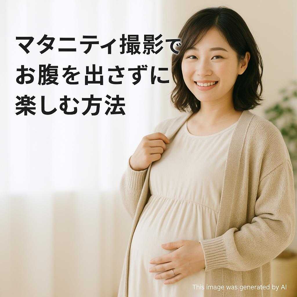マタニティ撮影でお腹を出さずに楽しむ方法