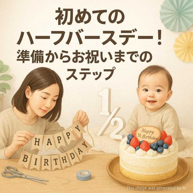 初めてのハーフバースデー！準備からお祝いまでのステップ