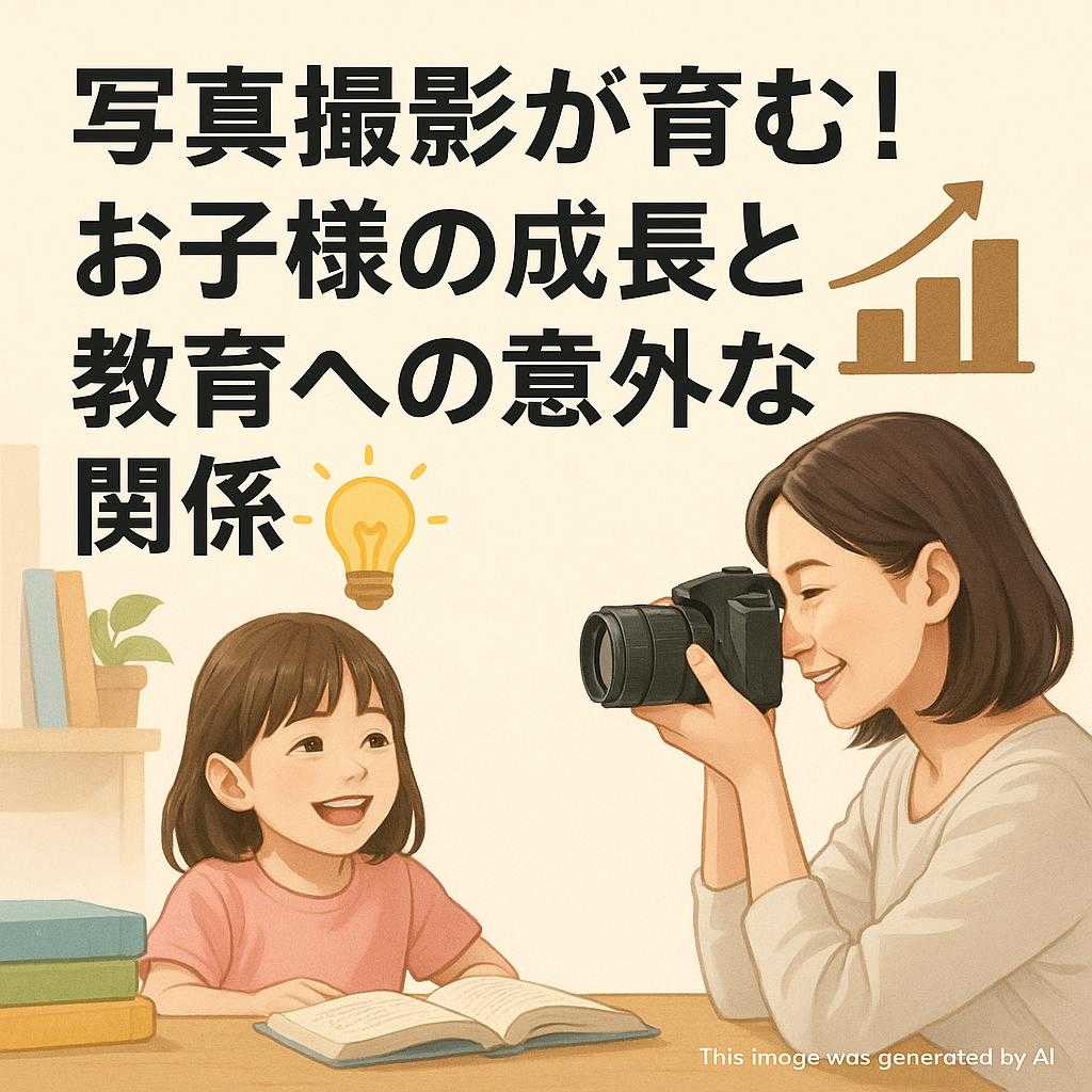 写真撮影が育む！お子様の成長と教育への意外な関係