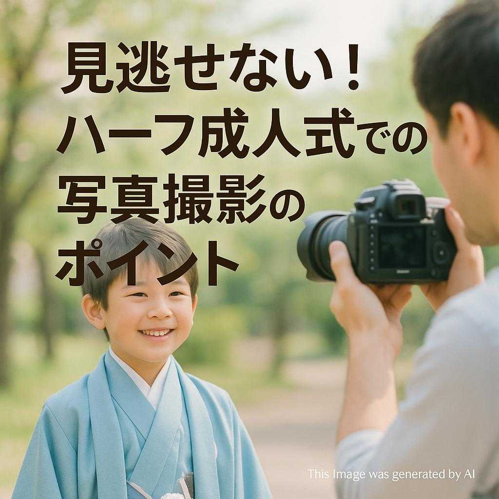 見逃せない！ハーフ成人式での写真撮影のポイント
