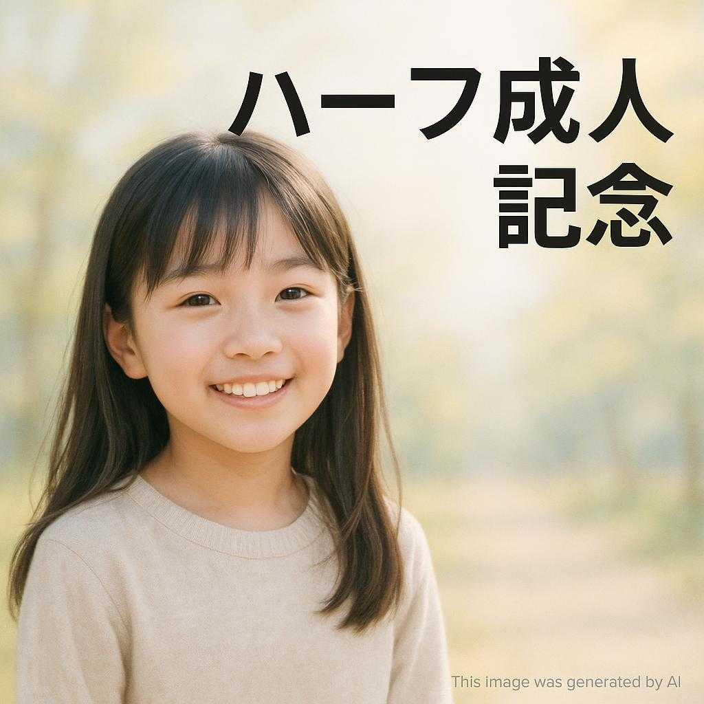 ハーフ成人　記念