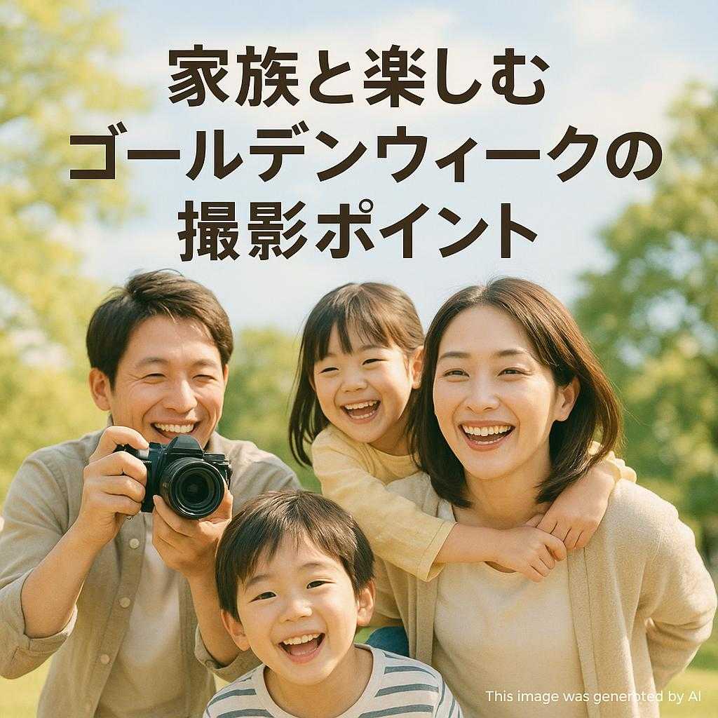 家族と楽しむゴールデンウィークの撮影ポイント