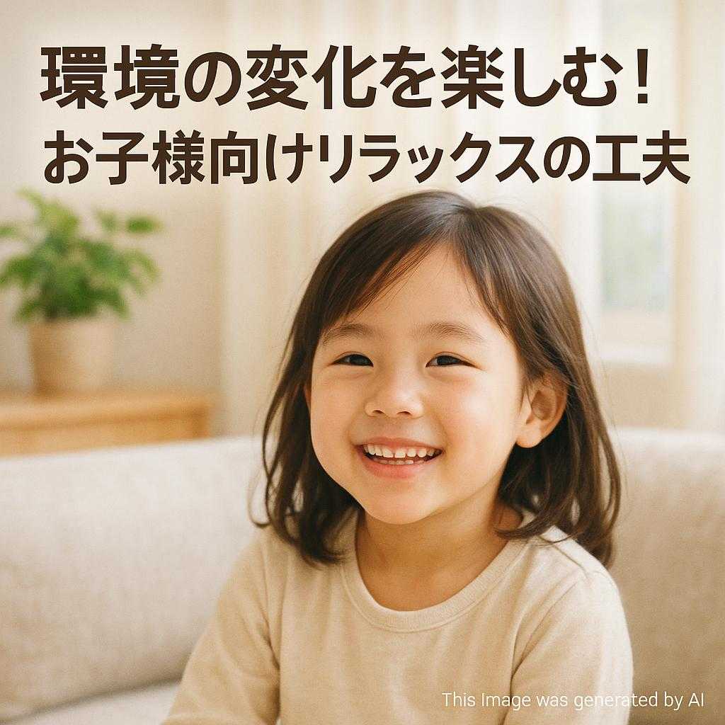 環境の変化を楽しむ!お子様向けリラックスの工夫