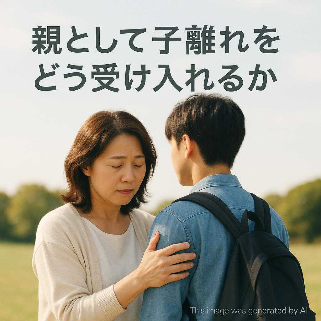 親として子離れをどう受け入れるか