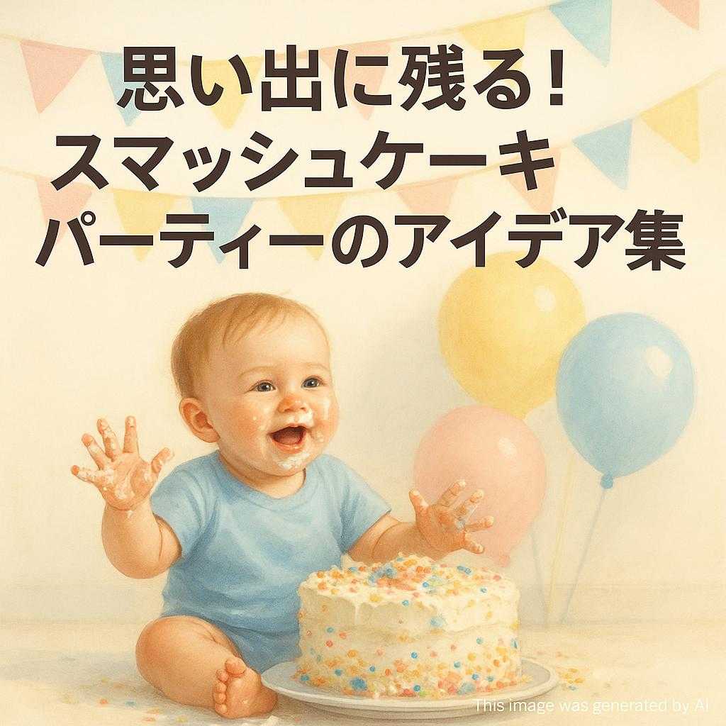 思い出に残る!スマッシュケーキパーティーのアイデア集