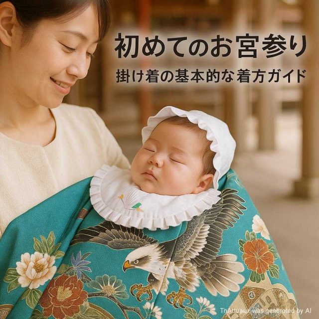 初めてのお宮参り：掛け着の基本的な着方ガイド