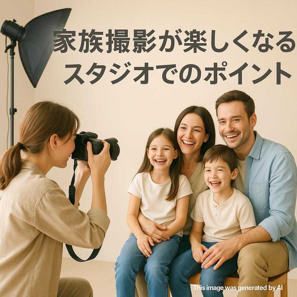 家族撮影が楽しくなるスタジオでのポイント