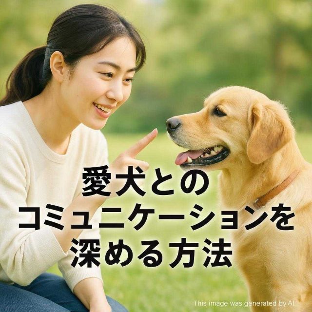 愛犬とのコミュニケーションを深める方法
