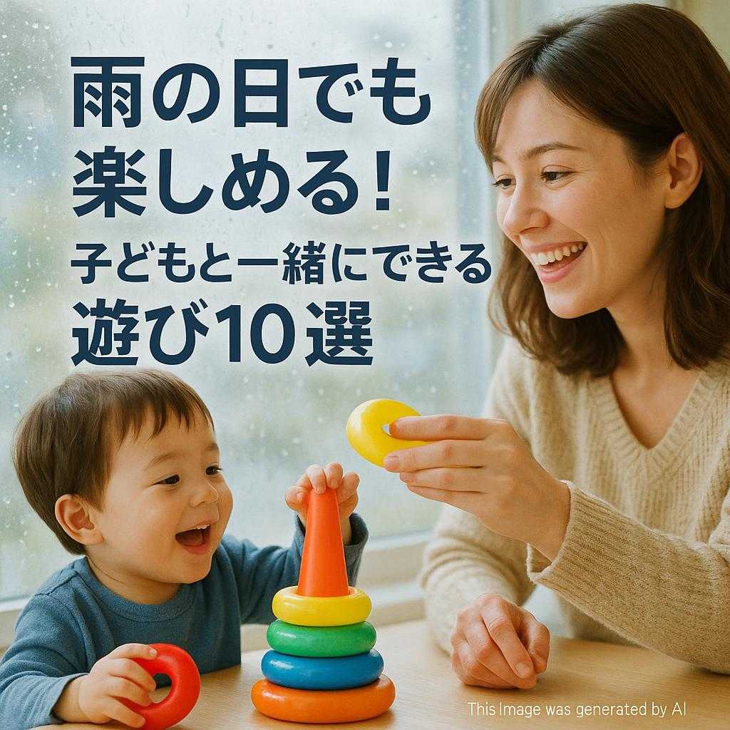 雨の日でも楽しめる！子どもと一緒にできる遊び10選