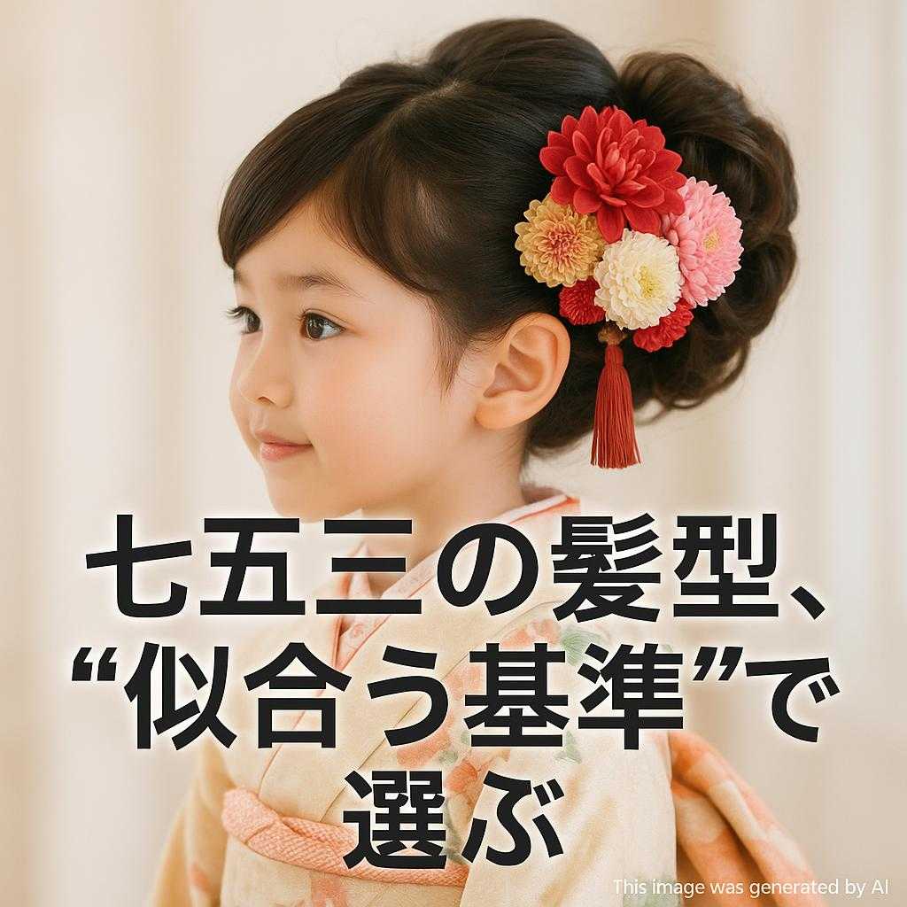 七五三の髪型、“似合う基準”で選ぶ